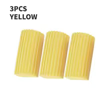 Set of 3 DustPro™ PVA sponges in yellow color, brightening up your cleaning routine.