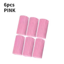Set of 6 DustPro™ PVA sponges in pink color, ample supply for extensive cleaning needs.