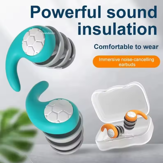 SilentSeal™ mouth tape shown with overlaid text describing its key benefits like snore reduction, skin-friendly adhesive, and ventilation system