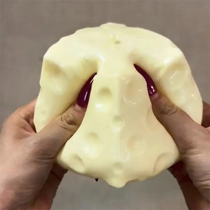 CheeseSqueeze™ used in a relaxing environment to reduce anxiety
