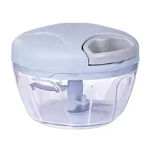 ChopEase™ manual vegetable chopper in blue color with 500mL capacity for convenient food preparation