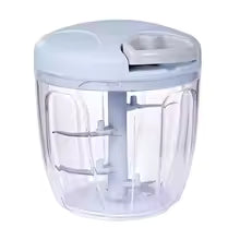 ChopEase™ manual vegetable chopper in blue color with 900mL capacity for larger food prep needs