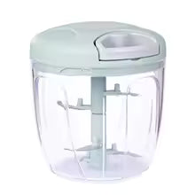 ChopEase™ manual vegetable chopper in green color with 900mL capacity, ideal for bigger cooking sessions
