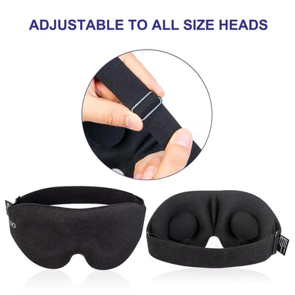 Close-up of DreamMask™ adjustable strap, designed for a secure and comfortable fit for all head sizes
