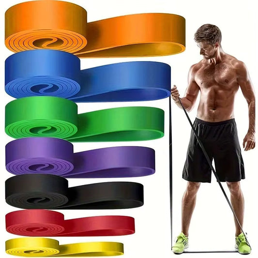 FlexForce resistance band full view, all resistance levels displayed