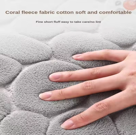 Trendvore anti-slip shower mat, soft and durable bathroom rug